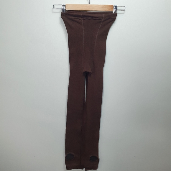 Girls ballet leggings X2 brown stockings - Picture 2 of 2
